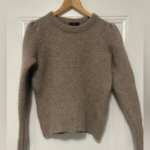 J. Crew Cozy Brown Crew Neck Sweater